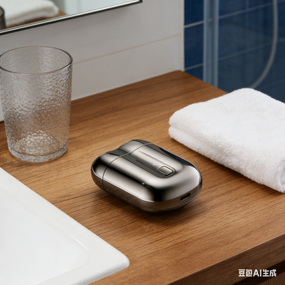 🪒 Nueva afeitadora eléctrica de doble cabezal, portátil, diseño magnético, totalmente lavable, recargable