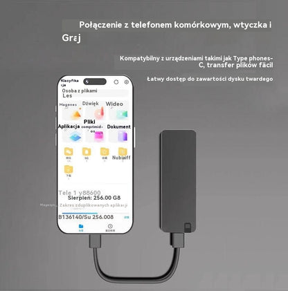 ⚡Szybka wysyłka📦 Dysk twardy USB 3.0 wielofunkcyjny o wysokiej prędkości (srebrny) | Szybkie transfery, duże kompatybilność, bezstresowe magazynowanie 💻
