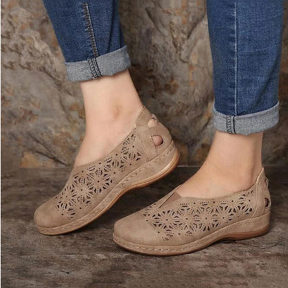 👞Ležerne ravne šuplje cipele