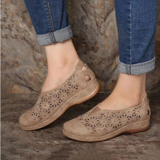 👞Ležerne ravne šuplje cipele