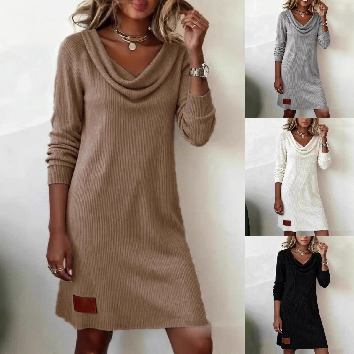 🔥【S-3XL】Nueva blusa de alta calidad con cuello en V y manga larga, cómoda y fácil de combinar