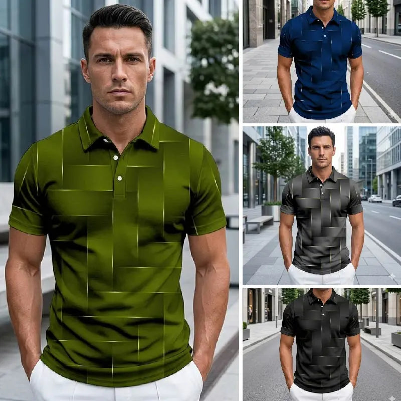 ✨【S–5XL】2026 Letnia męska koszula z krótkim rękawem i modnym nadrukiem – dopasowany krój, przewiewna i wygodna