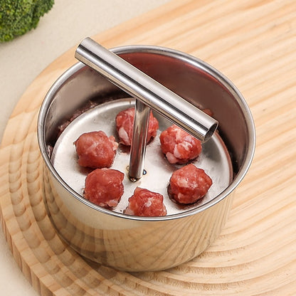 🔥Envío rápido🔥Herramienta de cocina/molde para hacer albóndigas de acero inoxidable 304 para el hogar, ideal para albóndigas de carne y pescado🍖🐟