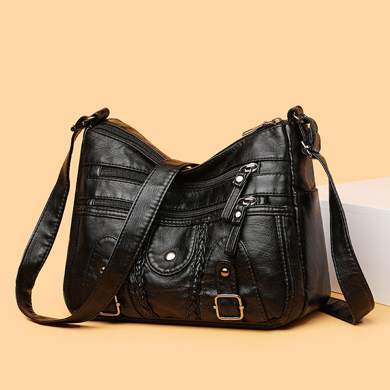 👜【Último día: 50% de descuento】⏳ Nuevo bolso multibolsillos para mujer 2025, de gran capacidad, se puede llevar en un hombro o cruzado.